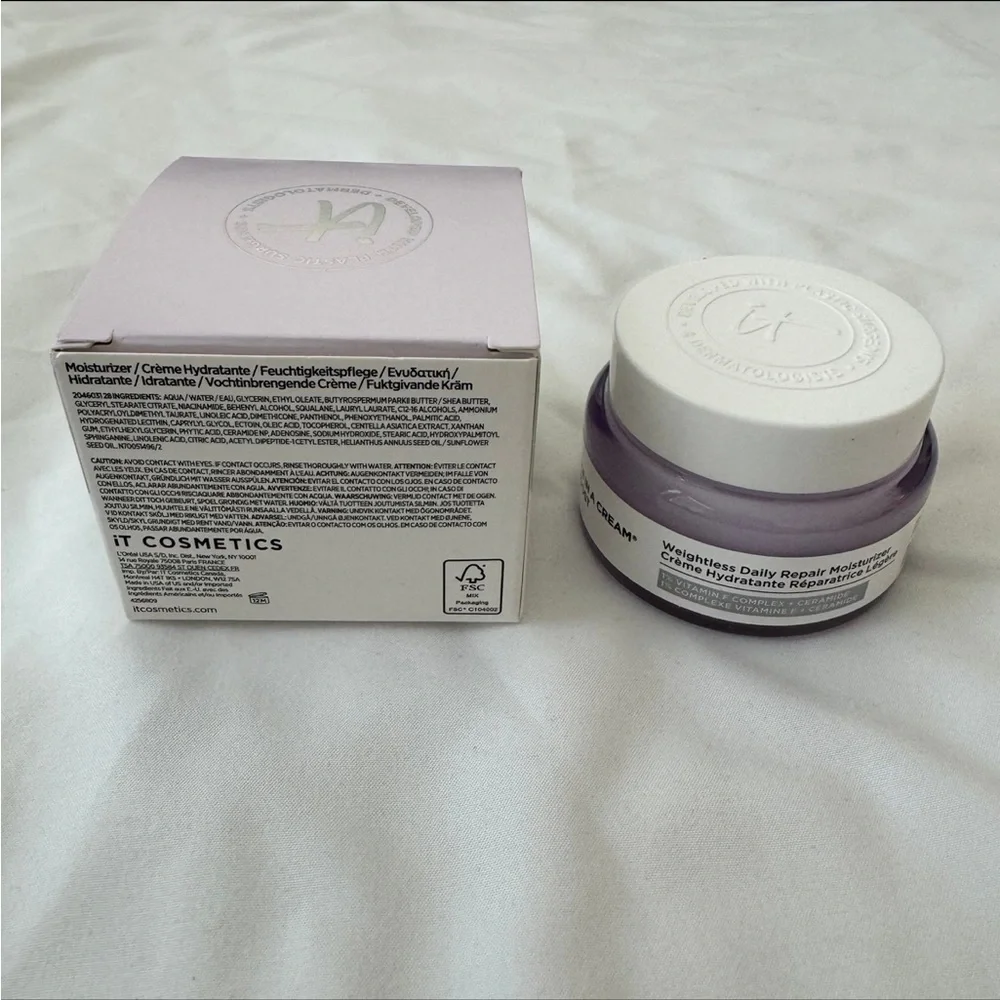 NEW it cosmetics confidence in a cream barrier boost face moisturizer skincare